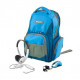 Рюкзак для ноутбука Targus PC Accessory Bundle Blue/Grey (BUS0183) 10" + миша, навушники