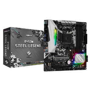 ASRock B450M Steel Legend Socket AM4 ASRock B450M Steel Legend Socket AM4