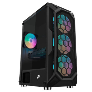 Корпус 1stPlayer X6-3G6P-1G6 Black без БП Корпус 1stPlayer X6-3G6P-1G6 Black без БП