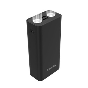 Универсальная мобильная батарея ColorWay Lamp 30000mAh Black (CW-PB300LPB3BK-F) Универсальная мобильная батарея ColorWay Lamp 30000mAh Black (CW-PB300LPB3BK-F)