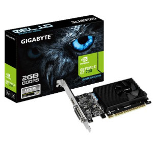 Видеокарта GF GT 730 2GB GDDR5 Low Profile Gigabyte (GV-N730D5-2GL) Видеокарта GF GT 730 2GB GDDR5 Low Profile Gigabyte (GV-N730D5-2GL)
