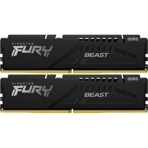 Модуль памяти DDR5 2х16GB/6000 Kingston Fury Beast Black (KF560C36BBEK2-32) Модуль памяти DDR5 2х16GB/6000 Kingston Fury Beast Black (KF560C36BBEK2-32)