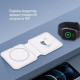 Бездротовий зарядний пристрій ColorWay MagSafe Duo Charger 15W for iPhone White (CW-CHW32Q-WT)