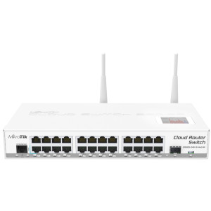 Коммутатор MikroTik CRS125-24G-1S-2HND-IN (24x1G, 1x1G SFP, L3, WiFi) Коммутатор MikroTik CRS125-24G-1S-2HND-IN (24x1G, 1x1G SFP, L3, WiFi)
