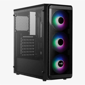 Корпус AEROCOOL SI-5200 Frost BG Black без БП Корпус AEROCOOL SI-5200 Frost BG Black без БП