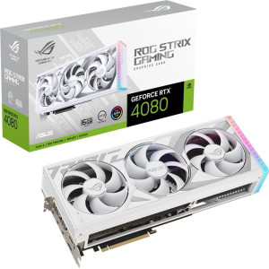 Видеокарта GF RTX 4080 16GB GDDR6X ROG Strix Gaming White Asus (ROG-STRIX-RTX4080-16G-WHITE) Видеокарта GF RTX 4080 16GB GDDR6X ROG Strix Gaming White Asus (ROG-STRIX-RTX4080-16G-WHITE)
