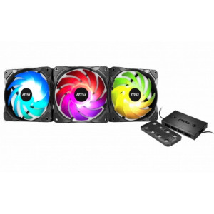 Набір вентиляторов MSI MAX F12A-3H, 3 pin_подарок Набір вентиляторов MSI MAX F12A-3H, 3 pin_подарок