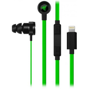 Гарнітура Razer Hammerhead for iOS Black/Green (RZ04-02090100-R3G1) Гарнітура Razer Hammerhead for iOS Black/Green (RZ04-02090100-R3G1)