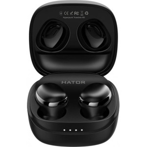 Bluetooth-гарнитура Hator Hyrerpunk Truedots HD Black (HTA-411)