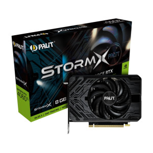 Відеокарта GF RTX 4060 Ti 8GB GDDR6 StormX Palit (NE6406T019P1-1060F) Відеокарта GF RTX 4060 Ti 8GB GDDR6 StormX Palit (NE6406T019P1-1060F)