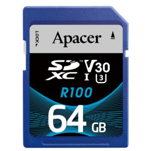 Карта пам`ятi SDXC 64GB UHS-I/U3 Class 10 Apacer (AP64GSDXC10U7-R) Карта пам`ятi SDXC 64GB UHS-I/U3 Class 10 Apacer (AP64GSDXC10U7-R)