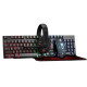 Комплект (клавіатура, миша) Piko GX200 Black (1283126489808) + гарнитура, коврик