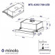 Витяжка Minola MTL 6292 WH 700 LED