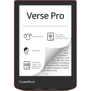 Электронная книга PocketBook 634 Verse Pro Passion Red (PB634-3-CIS) Электронная книга PocketBook 634 Verse Pro Passion Red (PB634-3-CIS)