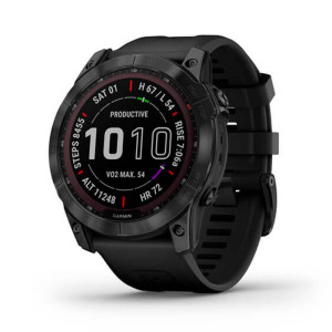 Смарт-годинник Garmin Fenix 7X Sapphire Solar Black DLC Titanium with Black Band (010-02541-45) Смарт-годинник Garmin Fenix 7X Sapphire Solar Black DLC Titanium with Black Band (010-02541-45)