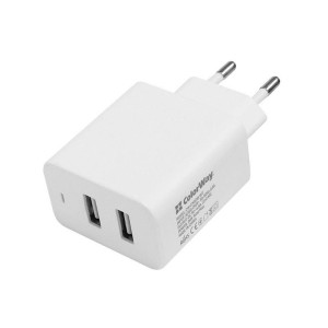 Сетевое зарядное устройство ColorWay AutoID (2USBx2.4A) White (CW-CHS016-WT) Сетевое зарядное устройство ColorWay AutoID (2USBx2.4A) White (CW-CHS016-WT)