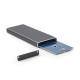 Зовнішня кишеня Gembird SSD M.2, USB 3.0, алюміній, Black (EE2280-U3C-01)