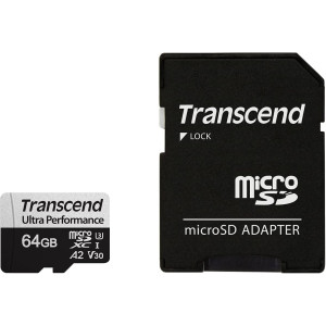 Карта пам`ятi MicroSDXC 64GB UHS-I/U3 Class 10 Transcend 340S R160/W125MB/s + SD-адаптер (TS64GUSD340S) Карта пам`ятi MicroSDXC 64GB UHS-I/U3 Class 10 Transcend 340S R160/W125MB/s + SD-адаптер (TS64GUSD340S)