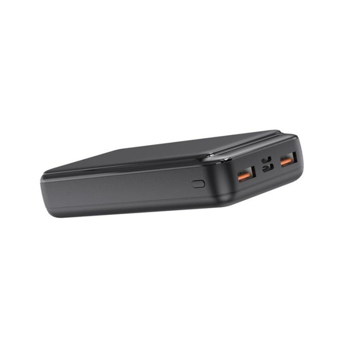 Универсальная мобильная батарея ColorWay Slim 20000mAh Black (CW-PB200LPF3BK-PD)