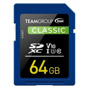 Карта пам`яті SDXC 64GB UHS-I Class 10 Team Classic (TSDXC64GIV1001) Карта пам`яті SDXC 64GB UHS-I Class 10 Team Classic (TSDXC64GIV1001)