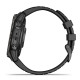 Смарт-часы Garmin Fenix 7 Pro Sapphire Solar Carbon Gray DLC Titanium with Black Silicone (010-02777-54)