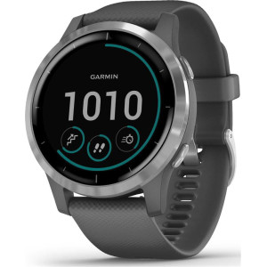 Смарт-годинник Garmin Vivoactive 4 Shadow Grey with Silver Hardware (010-02174-03) Смарт-годинник Garmin Vivoactive 4 Shadow Grey with Silver Hardware (010-02174-03)