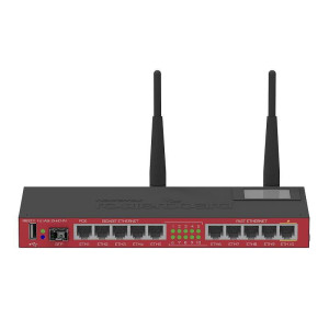 Маршрутизатор MikroTik RB2011UiAS-2HnD-IN (5x1G, 5x100M, 1xSFP, WiFi) Маршрутизатор MikroTik RB2011UiAS-2HnD-IN (5x1G, 5x100M, 1xSFP, WiFi)
