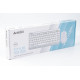 Комплект (клавиатура, мышка) беспроводной A4Tech FG1112S White USB