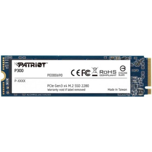 SSD 2TB Patriot P300 M.2 2280 PCIe NVMe 3.0 x4 TLC (P300P2TBM28) SSD 2TB Patriot P300 M.2 2280 PCIe NVMe 3.0 x4 TLC (P300P2TBM28)