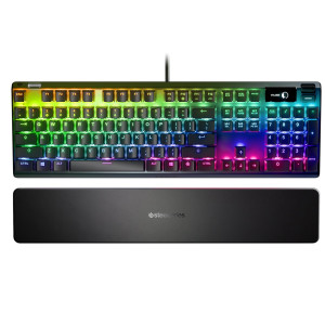 Клавiатура SteelSeries Apex 7 Red Switch Ru (64642) Black USB Клавiатура SteelSeries Apex 7 Red Switch Ru (64642) Black USB