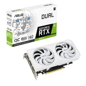 Відеокарта GF RTX 3060 Ti 8GB GDDR6X Dual OC White Asus (DUAL-RTX3060TI-O8GD6X-WHITE) Відеокарта GF RTX 3060 Ti 8GB GDDR6X Dual OC White Asus (DUAL-RTX3060TI-O8GD6X-WHITE)