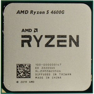 Процесор AMD Ryzen 5 4600G (3.7GHz 8MB 65W AM4) Tray (100-100000147) Процесор AMD Ryzen 5 4600G (3.7GHz 8MB 65W AM4) Tray (100-100000147)