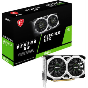Видеокарта GF GTX 1650 4GB GDDR6 Ventus XS OCV3 MSI (GeForce GTX 1650 D6 VENTUS XS OCV3) Видеокарта GF GTX 1650 4GB GDDR6 Ventus XS OCV3 MSI (GeForce GTX 1650 D6 VENTUS XS OCV3)