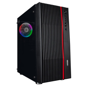 Корпус 1stPlayer F5-R1 Color LED Black без БП Корпус 1stPlayer F5-R1 Color LED Black без БП