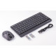 Комплект (клавиатура, мышка) беспроводной A4Tech FG1112S Black USB