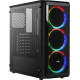 Корпус AEROCOOL SI-5200 RGB BG Black без БП