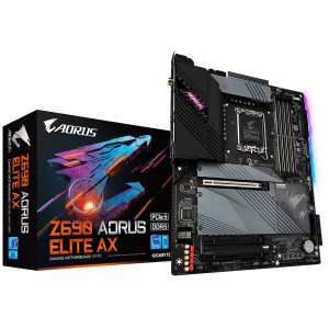 Материнская плата Gigabyte Z690 Aorus Elite AX Socket 1700 Материнская плата Gigabyte Z690 Aorus Elite AX Socket 1700
