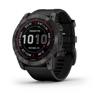 Смарт-годинник Garmin Fenix 7X Sapphire Solar Carbon Gray DLC Titanium with Black Band (010-02541-10) Смарт-годинник Garmin Fenix 7X Sapphire Solar Carbon Gray DLC Titanium with Black Band (010-02541-10)