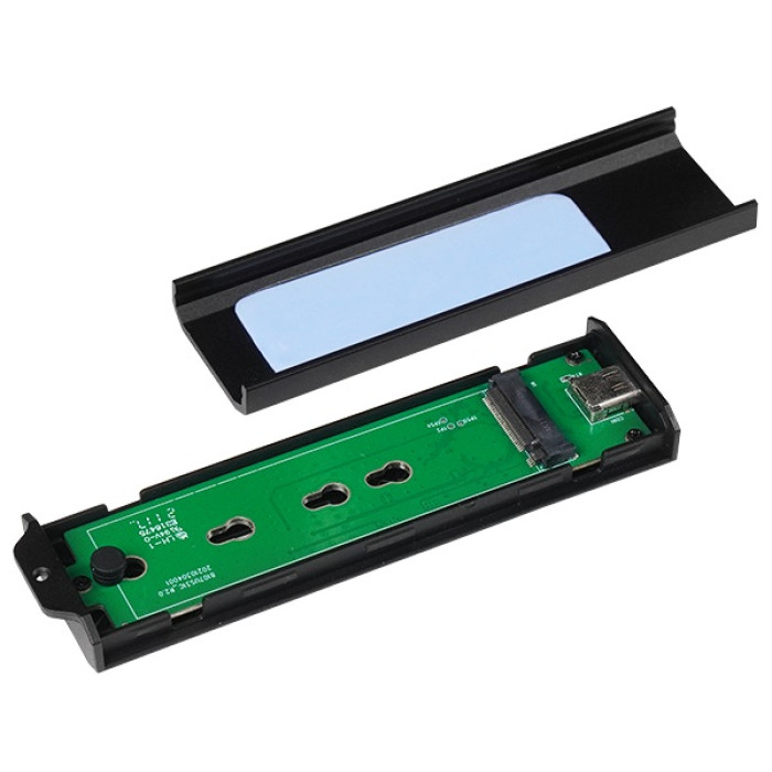 Корпус Type-C для M.2 PCIe NVMe/SATA SSD Chieftec CEB-M2C-TLE