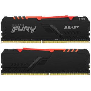 Модуль памяти DDR4 2x8GB/3200 Kingston Fury Beast RGB (KF432C16BB2AK2/16) Модуль памяти DDR4 2x8GB/3200 Kingston Fury Beast RGB (KF432C16BB2AK2/16)