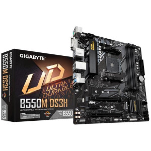 Материнская плата Gigabyte B550M DS3H Socket AM4 Материнская плата Gigabyte B550M DS3H Socket AM4