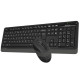 Комплект (клавиатура, мышка) беспроводной A4Tech FG1010S Black/Grey