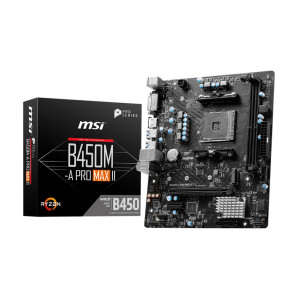 Материнская плата MSI B450M Pro Max II Socket AM4 Материнская плата MSI B450M Pro Max II Socket AM4