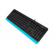 Клавиатура A4Tech FK10 Ukr Blue USB