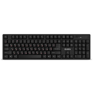 Клавіатура беспроводная Sven KB-C2100W Ukr Black USB Клавіатура беспроводная Sven KB-C2100W Ukr Black USB