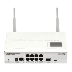 Коммутатор MikroTik CRS109-8G-1S-2HnD-IN (8x1Gb, 1x1Gb SFP, WiFi, L3) Коммутатор MikroTik CRS109-8G-1S-2HnD-IN (8x1Gb, 1x1Gb SFP, WiFi, L3)