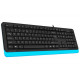 Клавіатура A4Tech FK10 Ukr Blue USB