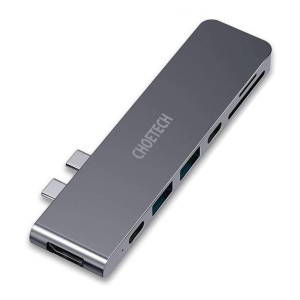 Концентратор Choetech HUB-M14 7 in 1 USB-C Multiport Adapter Концентратор Choetech HUB-M14 7 in 1 USB-C Multiport Adapter