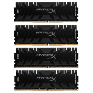 DDR4 4x16GB/3600 Kingston HyperX Predator Black (HX436C17PB3K4/64) DDR4 4x16GB/3600 Kingston HyperX Predator Black (HX436C17PB3K4/64)
