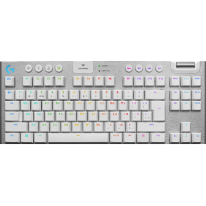 Клавиатура Logitech G915 Gaming TKL Tenkeyless LightSpeed Wireless RGB Mechanical White(920-009664)